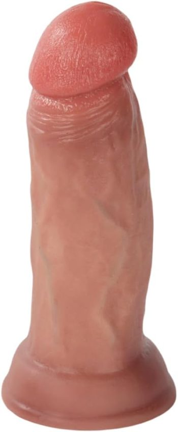 6-Inch The Mushroom Guy Dildo. Realistic Dildo Without Balls, Non-Porous Silicone, with Strong Suction Cup - Ideal Adult Penis Toy for Women, Gay, and Couples - .  No.43