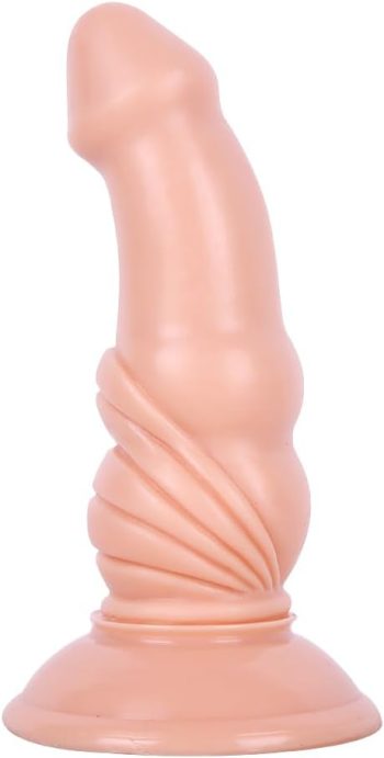 5.5 Inches Realistic Dildo for Beginners, Anal Dildos Lifelike Fake Penis for Women/Men/Gay, Adult Sex Toys for G spot Stimulator Anal Plug Training Sets (Flesh)