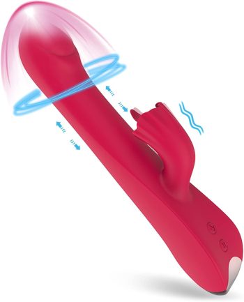 Adult Tool for Women Today 防水自动电动成人玩具机工具手持兔耳朵快乐玩具套装 8 种强大模式推力和游戏男女用 B-ZY-R85