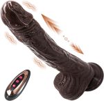 9 Inch Silicone Dick Realistic Adult Toy for Women with Strong Suction Cup and Remote Contorl for Hands-Free Play