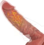 Thrusting Vibrating Dildo Sex Toy - 11-inch (approx. 27.9 cm) huge realistic dildo with 3 thrusts and 10 vibration heating modes, suitable for G-spot stimulation, suction cup dildo vibrator adult toy, for couples